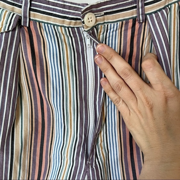 VINTAGE Ralph Lauren striped cotton shorts preppy classic basic waist 25 - Picture 5 of 11